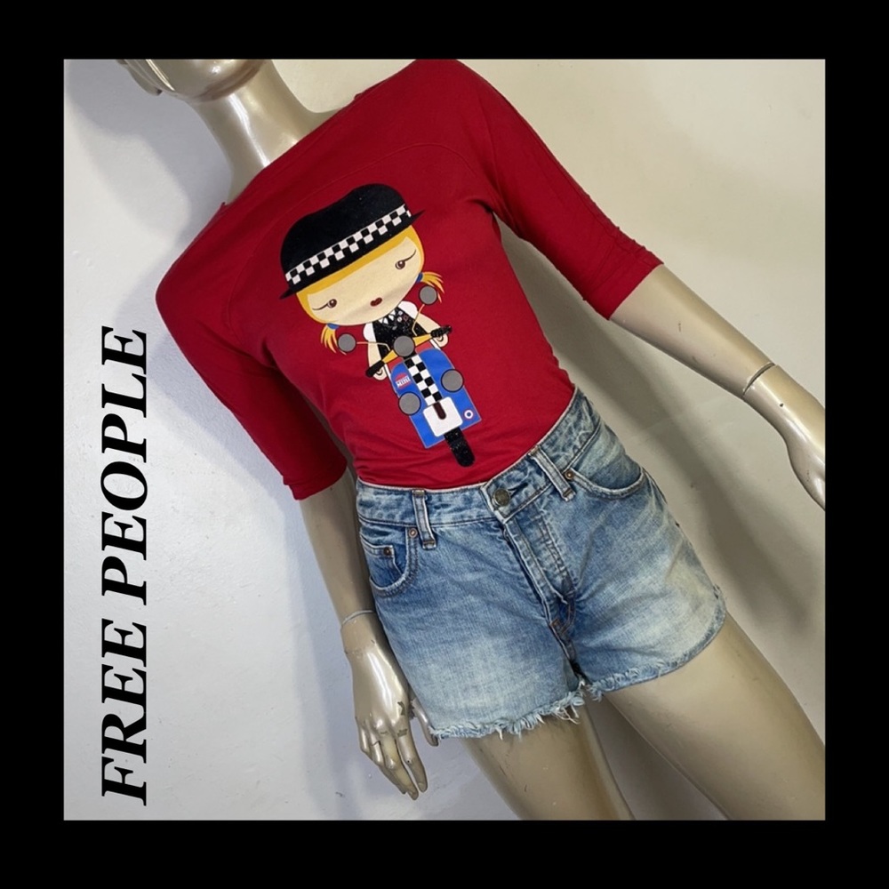 FREE PEOPLE CUT OFF SHORTS
